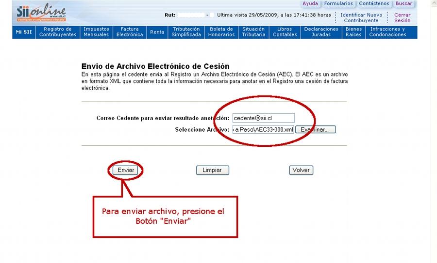 guia paso a paso para realizar la cesion de una factura electronica