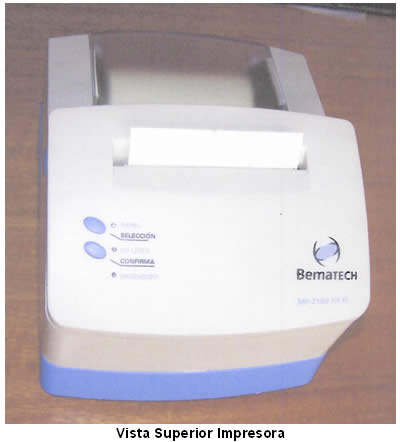Impresora Fiscal Marca Bematech, Modelo MP-2100