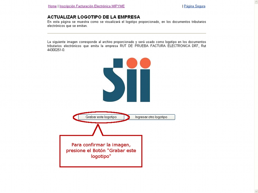 Guía Paso a paso para cambiar el logotipo de la empresa en el portal de  facturación electrónica mipyme